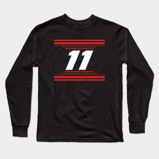 Denny Hamlin #11 2024 NASCAR Design Long Sleeve T-Shirt